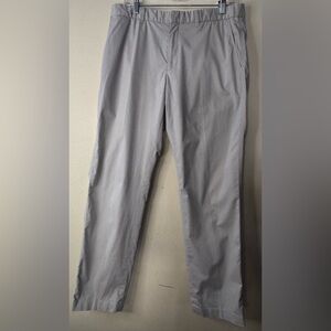 Louis  Castel Men's Gray straight leg pants